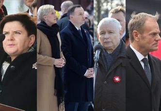Politycy na obchodach Święta Niepodległości: Szydło, Duda z żoną, Kaczyński i... Tusk (ZDJĘCIA)