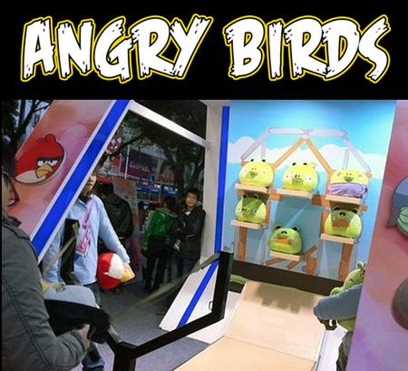 Angry Birds w salonie gier