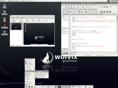 Linux Wolvix 2.0.0 w wersji Beta 2
