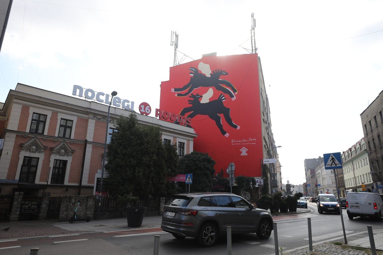 Katowice: Nowy mural powstał na okoliczność 160. urodzin miasta