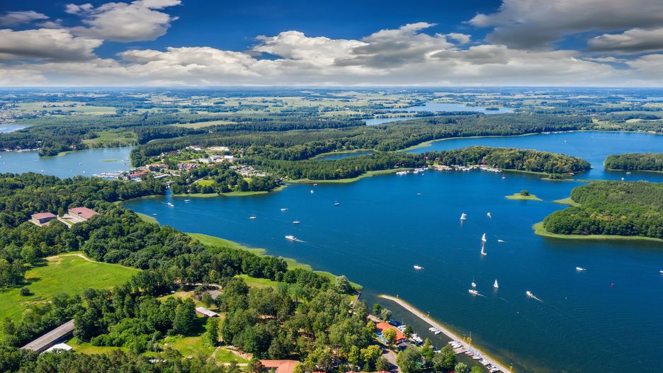 Mazury, jezioro Kisajno