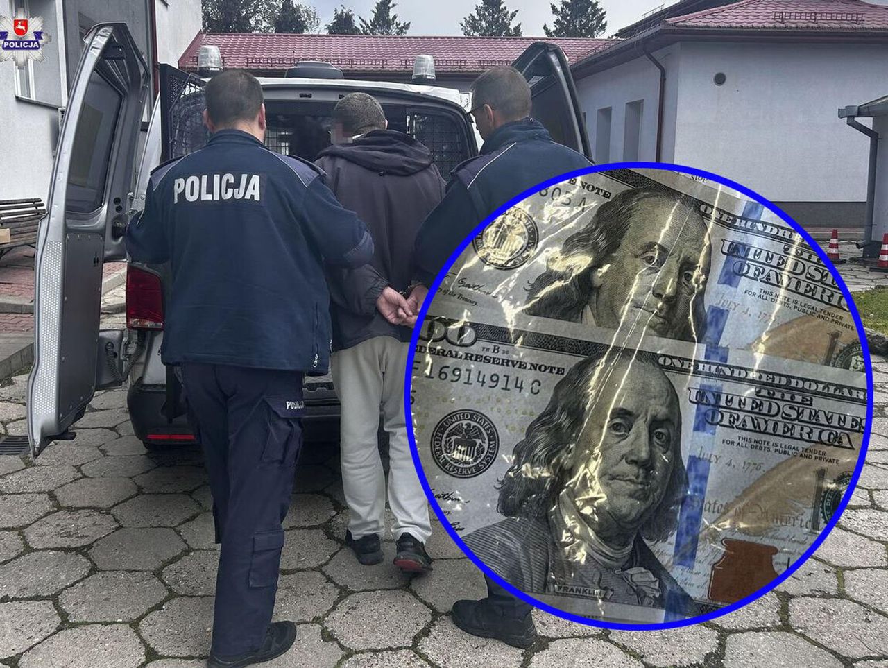 Bończa: Mężczyzna zobaczył kwotę mandatu i wyciągnął dolary. Chciał przekupić policjantów