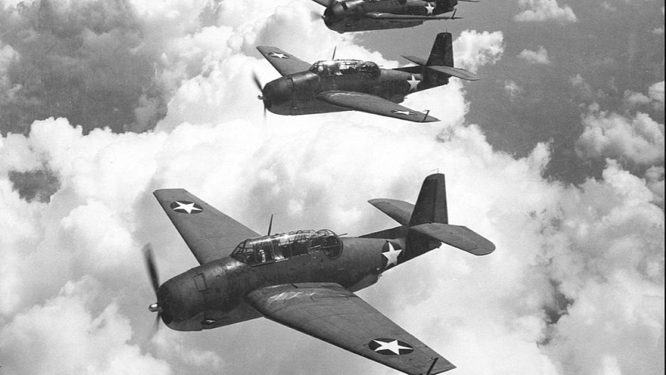 Samoloty typu Grumman TBF Avengers; zdjęcie ilustracyjne