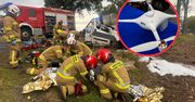 Dron na miejscu wypadku. Policja wszczyna czynności