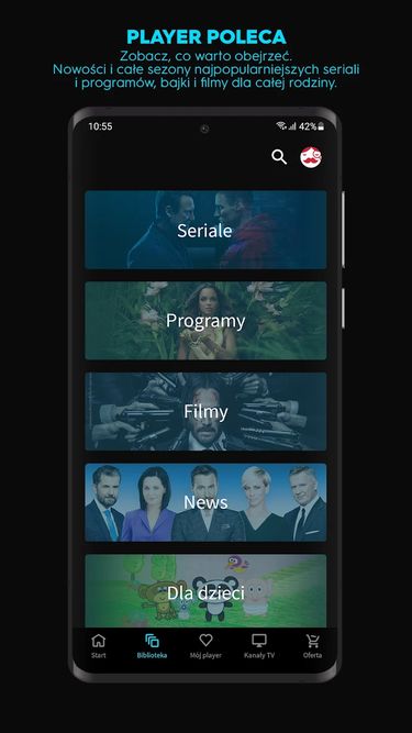 Player: screen z aplikacji