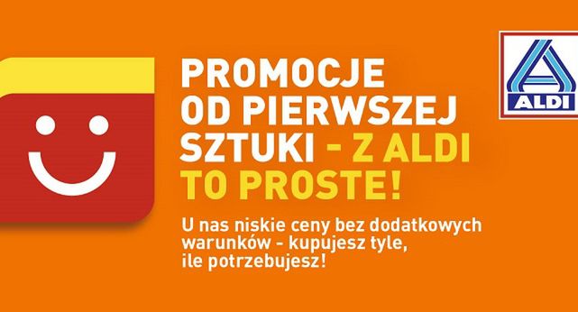 Uczciwe "promocje od pierwszej sztuki" w sklepach Aldi