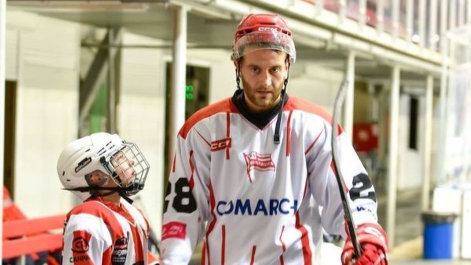 Måns Hansson, obrońca Comarch Cracovii (fot. Arkadiusz Lassota)