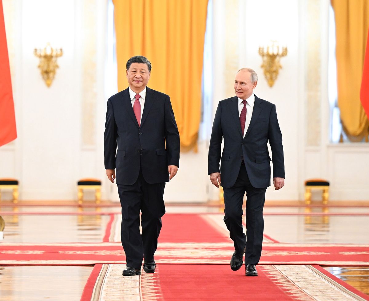 Xi Jinping był z wizytą w Rosji.
