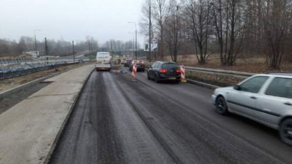 W Sosnowcu pogoda pokrzyżowała plany drogowcom.