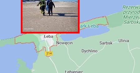 Ciało na plaży w Łebie. Zauważył je spacerowicz