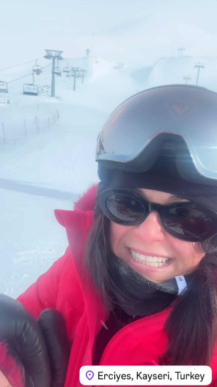 Katarzyna Cichopek dokazuje na nartach