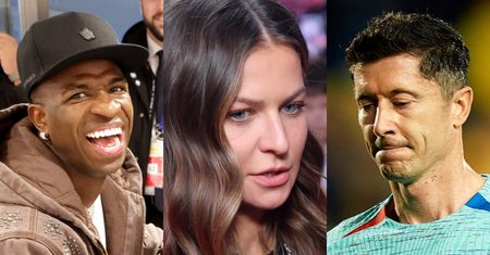 Przedmeczowy typ Anny Lewandowskiej stał się obiektem KPIN wśród kibiców. Bezlitośnie wbili jej szpilę: "TO JEJ MĄŻ?"