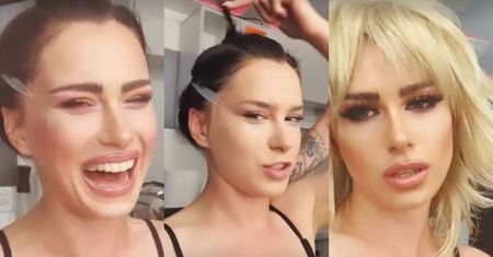 Anna-Maria Sieklucka relacjonuje transformację w blondynkę i nie poznaje swoich UST: "CO TO JEST?!" (ZDJĘCIA)