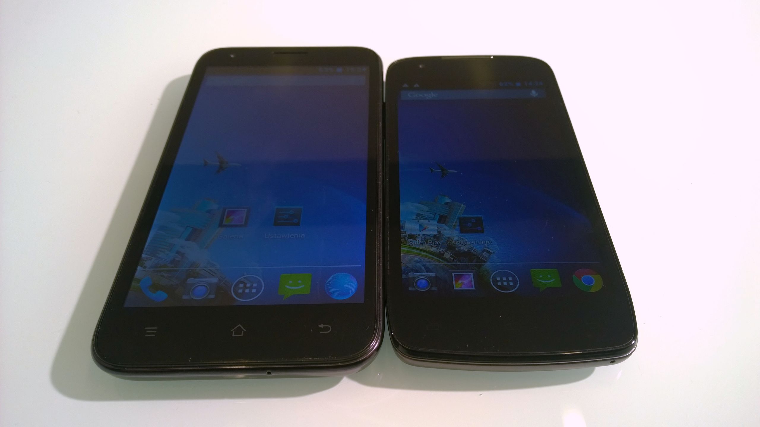 Thunder Q4.5 i Trooper X5.0. Test smartfonów Kazam 8