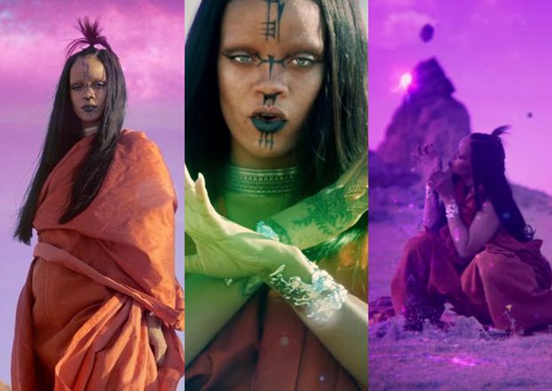 Rihanna jako "kosmitka-szamanka" w nowym teledysku