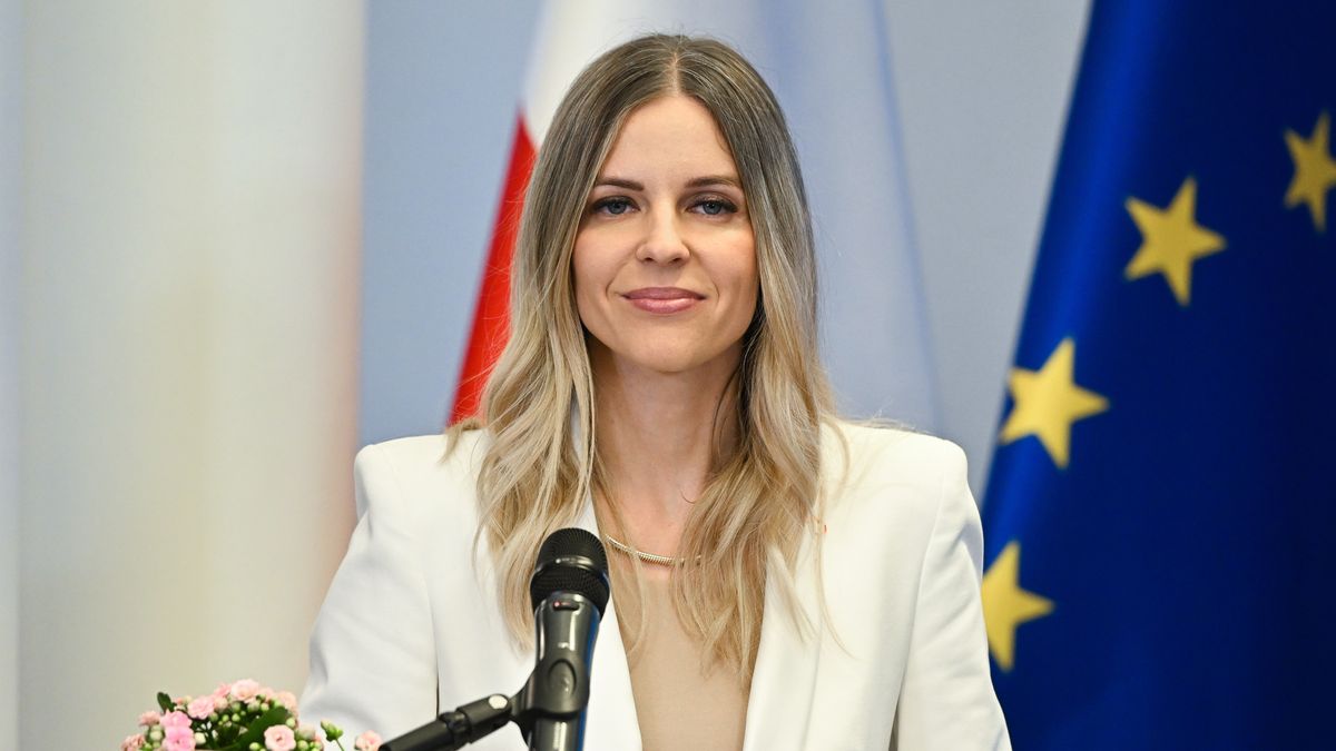 Na zdjęciu wiceministra rodziny Aleksandra Gajewska