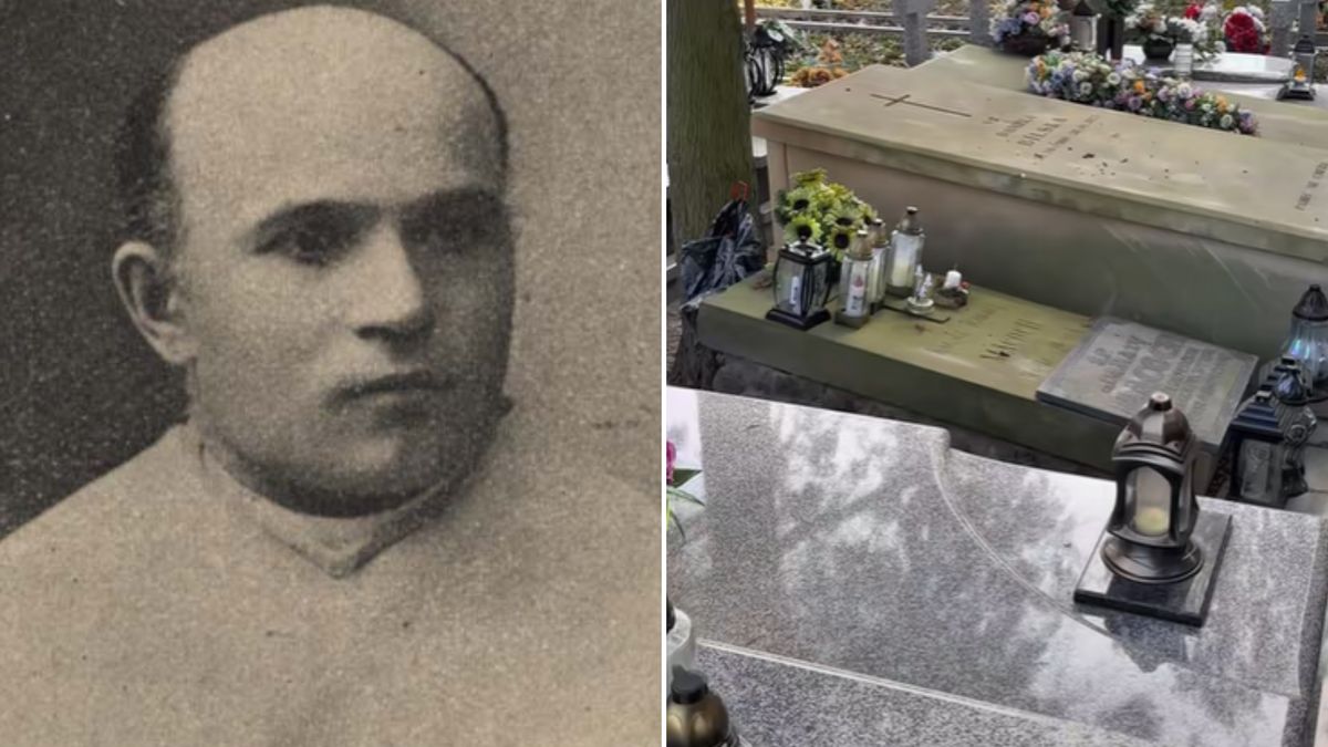 Pokazali grób księdza Damazego Macocha.