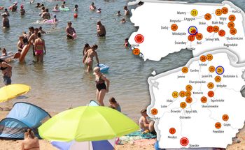 28 stopni. Tu woda jest dziś najcieplejsza w Polsce