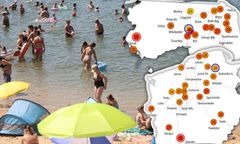 28 stopni. Tu woda jest dziś najcieplejsza w Polsce
