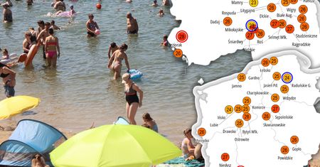 28 stopni. Tu woda jest dziś najcieplejsza w Polsce