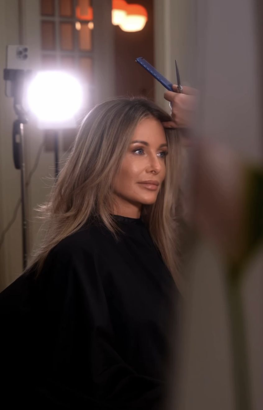 Małgorzata Rozenek u fryzjera