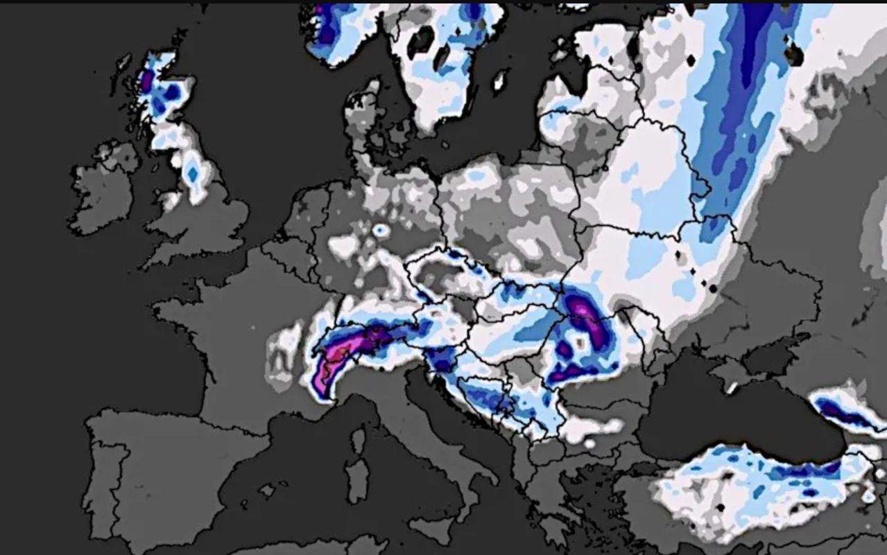 Intensywnych opadów śniegu możemy spodziewać się jeszcze w tym t