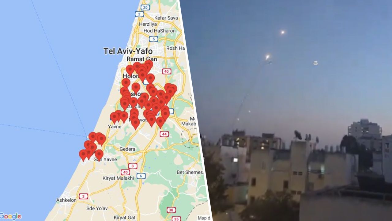 Atak rakietowy na Izrael 