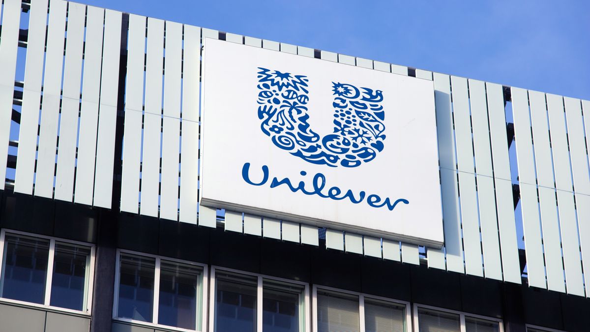 Signage for Unilever Plc at the company's headquarters in Rotterdam, Netherlands, on Tuesday, Feb. 8, 2022. Unilever Chief Executive Officer Alan Jope is facing growing pressure to accelerate a revamp of the company as shareholder discontent gains ground in light of the failed bid to buy GlaxoSmithKline Plc's consumer-health unit. Photographer: Peter Boer/Bloomberg via Getty Images