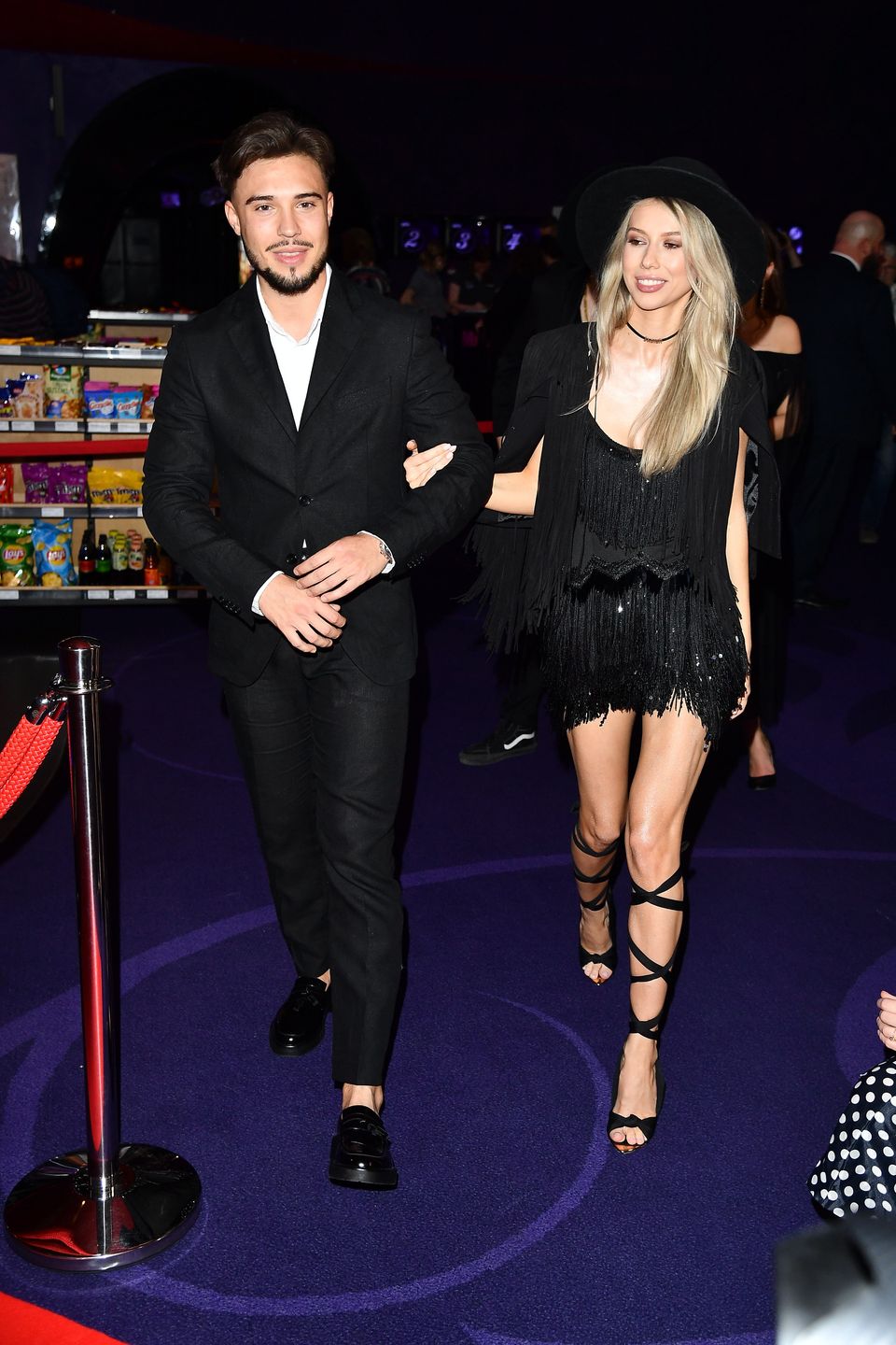 Leon Myszkowski z Ksenią na ściance