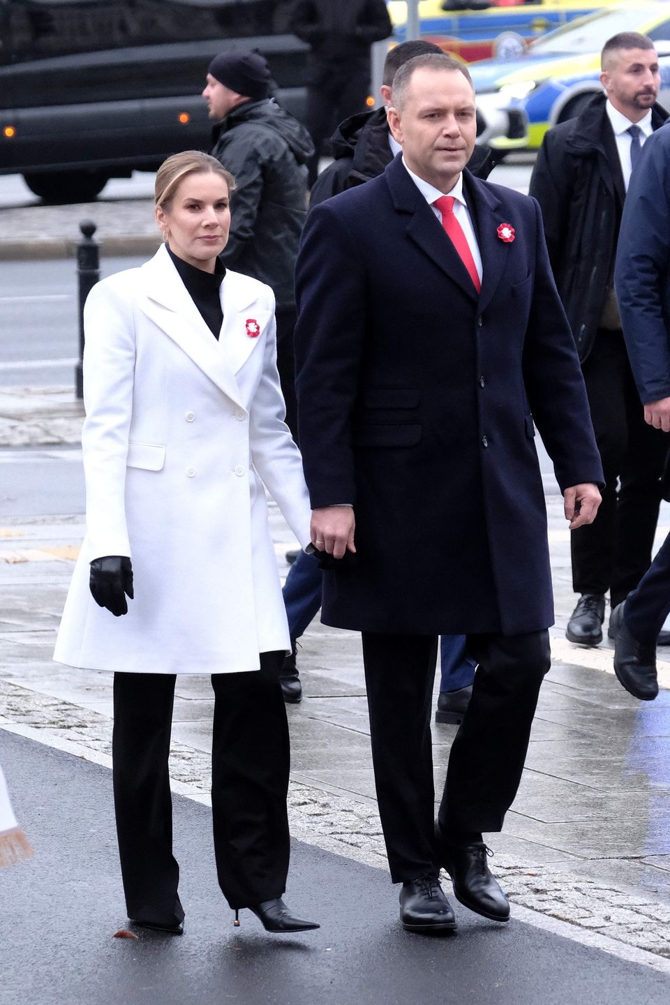 Karol Nawrocki z żoną Martą