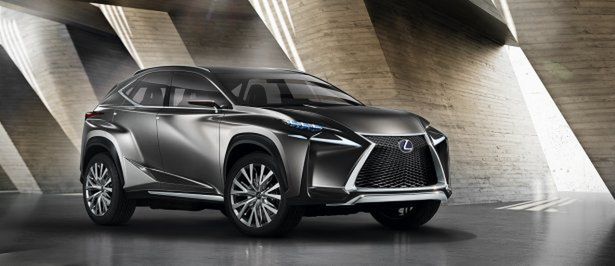 Lexus LF-NX Concept - kubizm pełną gębą [aktualizacja]