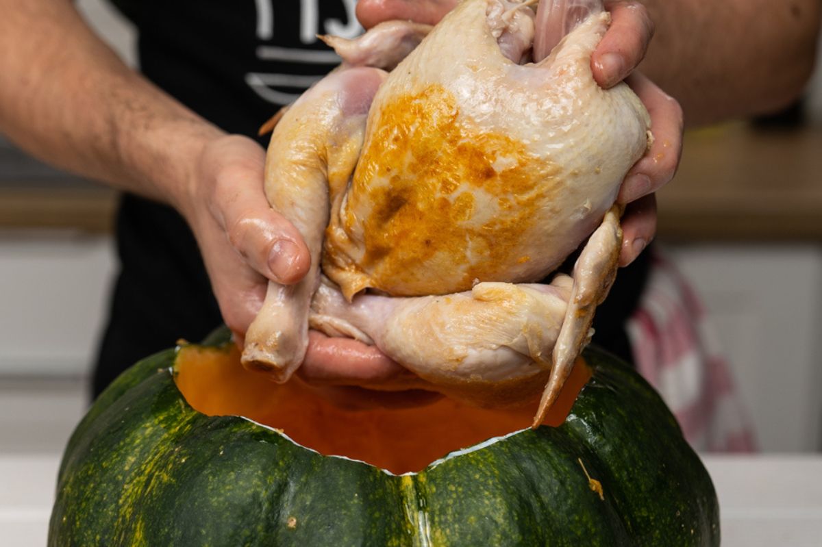 Kurczak w dyni to idealny pomysł na jesienny obiad