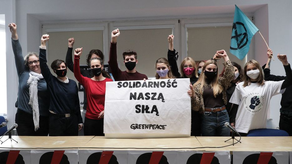 Warszawa. Konferencja prasowa w siedzibie Ogólnopolskiego Strajku Kobiet