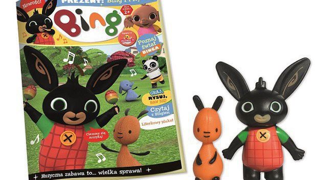 Od marca nowe pismo dla dzieci „Bing” o przygodach króliczka i jego przyjaciół