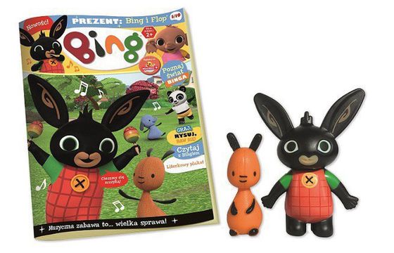 Od marca nowe pismo dla dzieci „Bing” o przygodach króliczka i jego przyjaciół