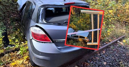 Opel spadł z wiaduktu. W środku 18-latka. Wstrząsający widok