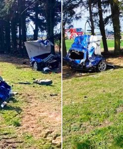 Tragedia pod Zamościem. Pociąg rozerwał auto na pół