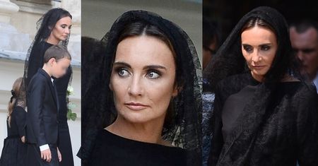 Dominika Kulczyk na pogrzebie ojca (ZDJĘCIA)