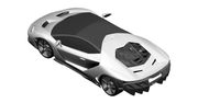 Lamborghini Centenario na ilustracjach patentowych