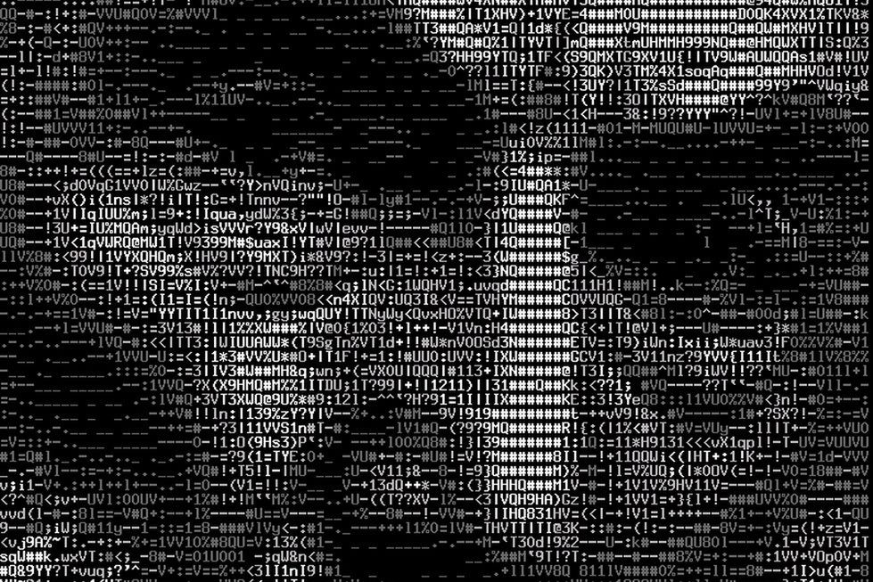 ASCII-Art: komputerowe rysunki naskalne, czyli zapomniana sztuka malowania literami