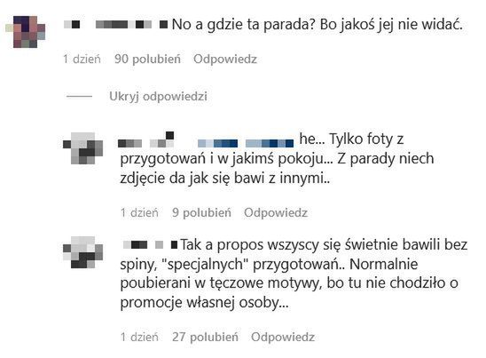 Fani rozliczają się z Małgorzatą Rozenek za Paradę Równości