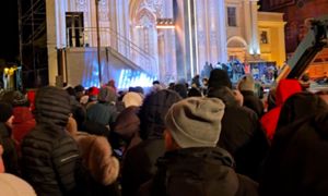 "Ciężko było przejść". Będzie tam wielka zabawa. Pokazał nagranie