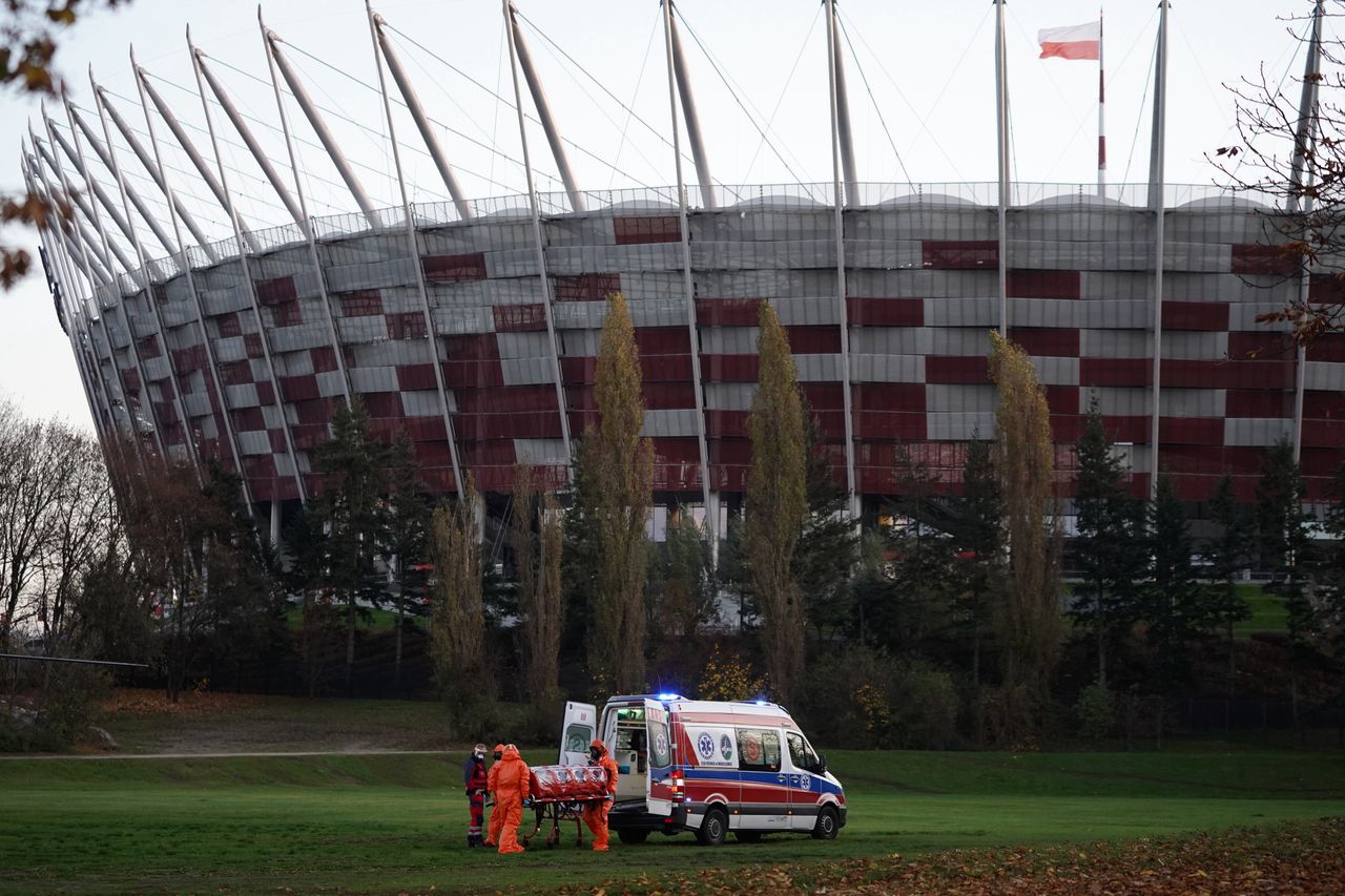 W szpitalu tymczasowym na Stadionie Narodowym zatrudnionych jest 540 osób