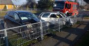 Miączyn: Czołowe zderzenie fiata. Dwie osoby trafiły do szpitala