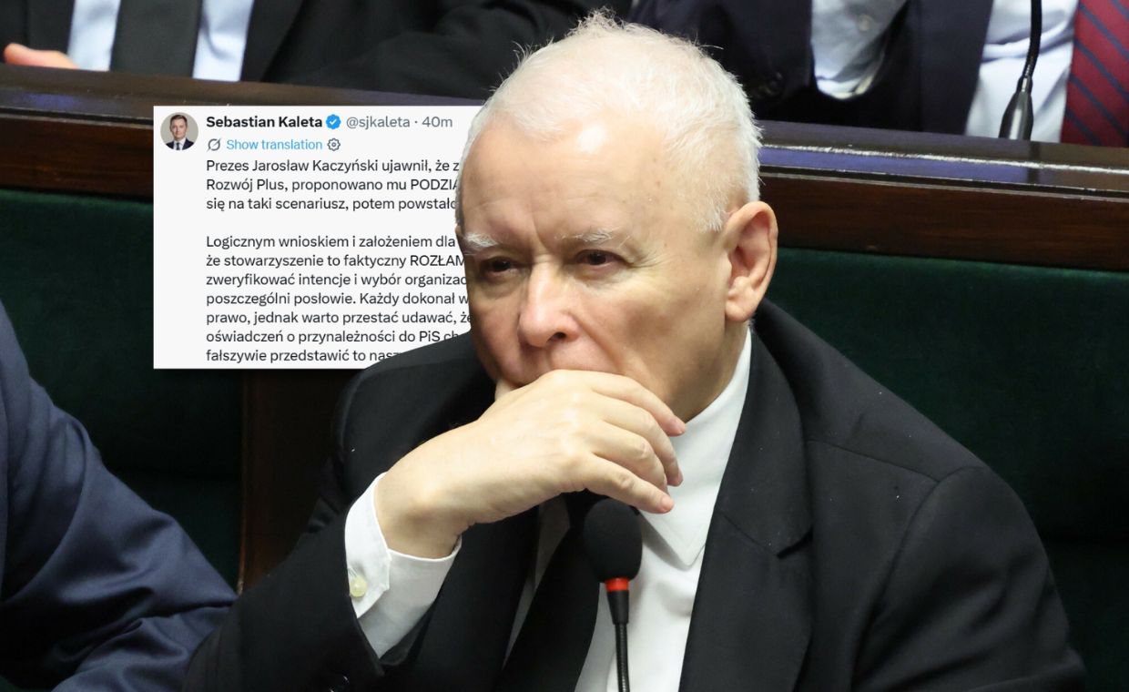 "Proponowano podział partii". Poseł PiS zdradza, co usłyszał Kaczyński