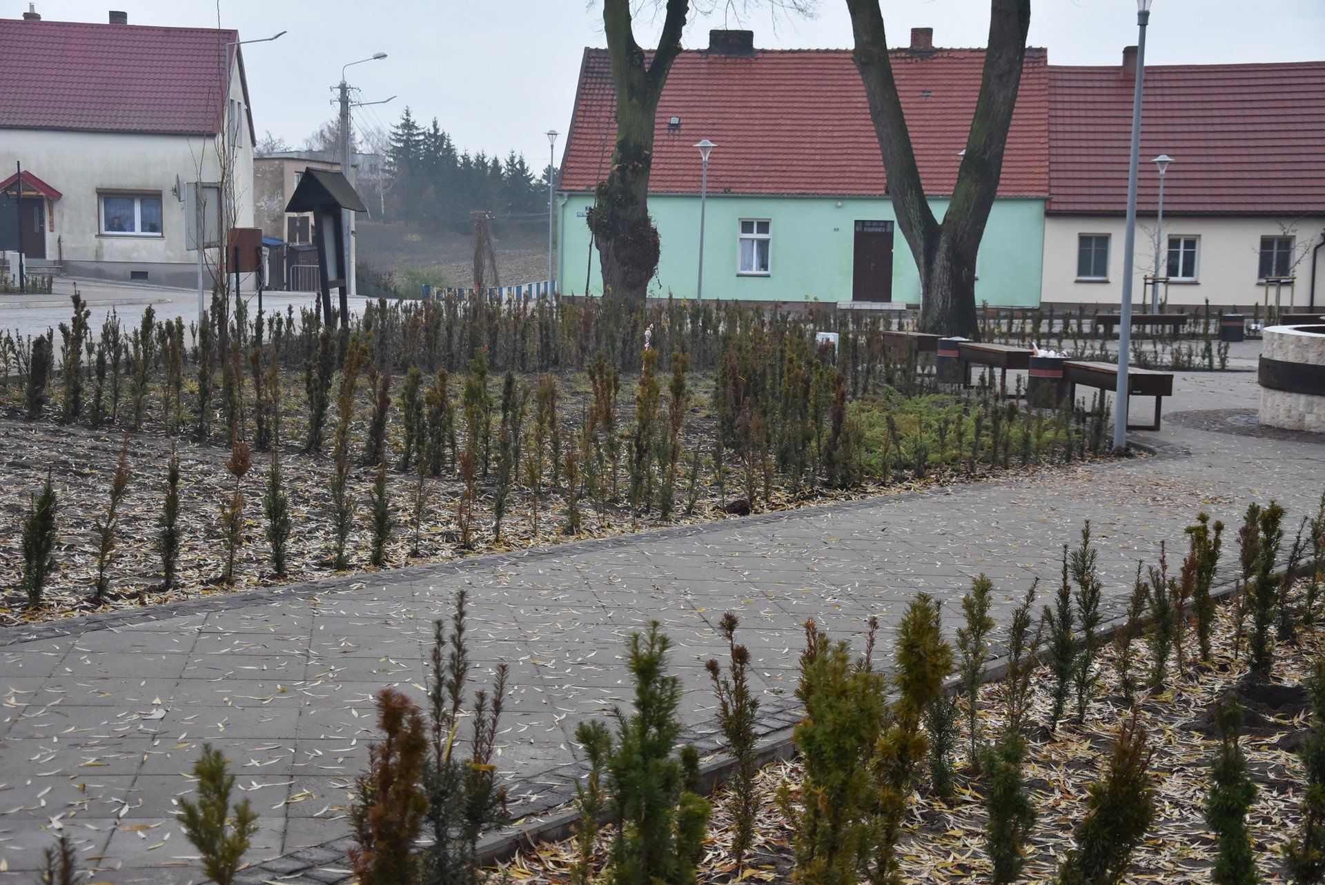 Rynek w Łeknie i jego okolice po zakończeniu przebudowy