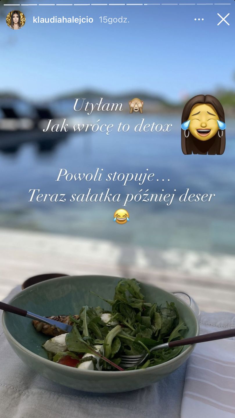 Klaudia Halejcio Instastories