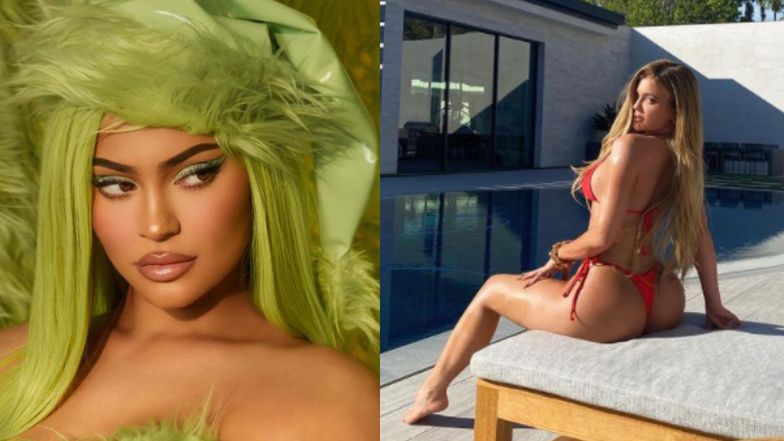 Kylie Jenner promuje świąteczną kolekcję swoich kosmetyków