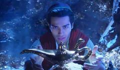 Will Smith, Naomi Scott i Mena Massoud w filmie "Aladyn"