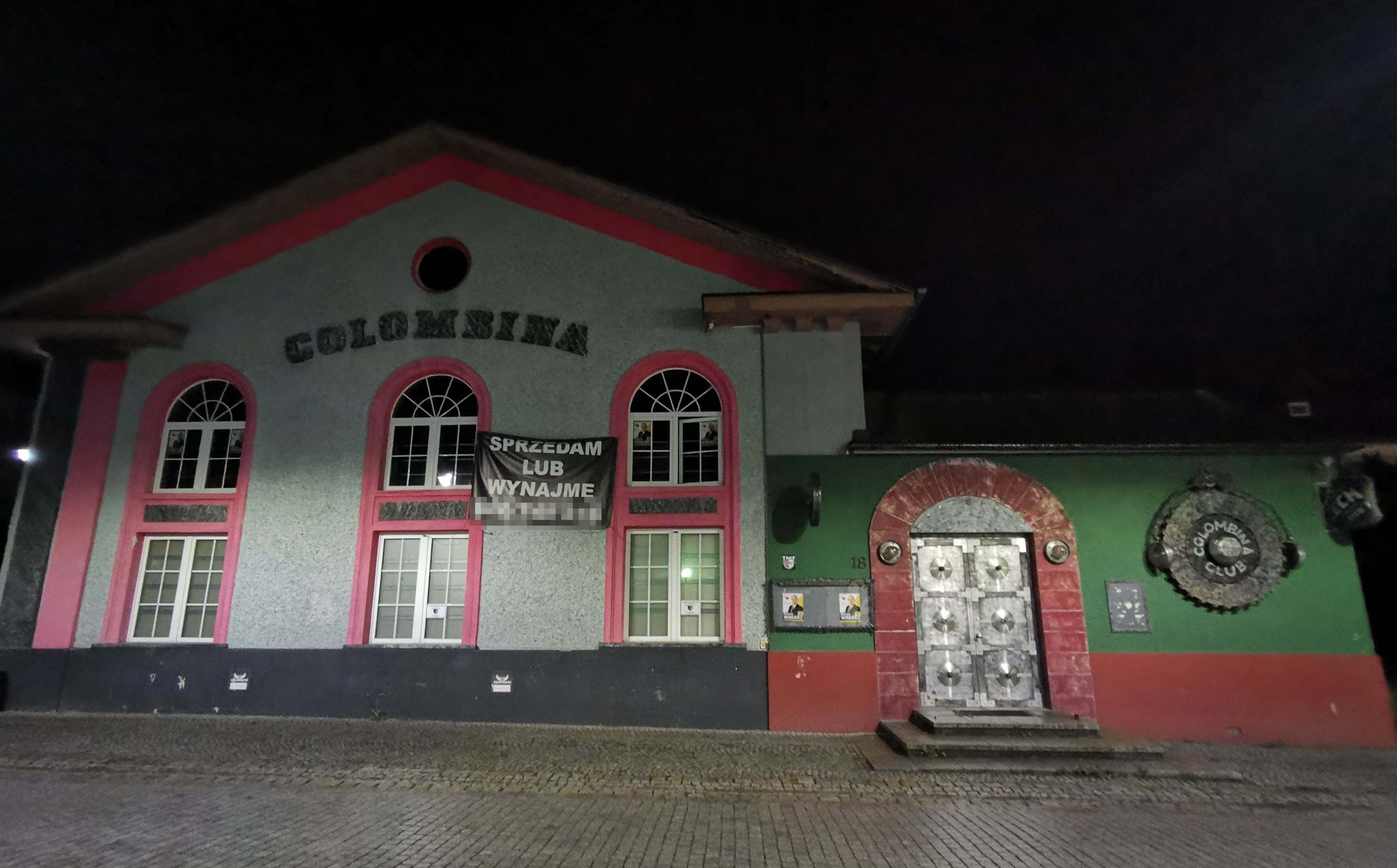 Dyskoteka Columbina jest zamknięta na cztery spusty